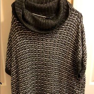 Short sleeve sweater shirt/dress